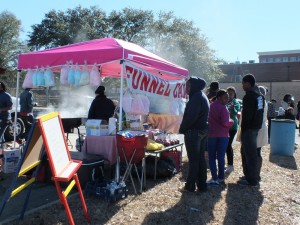 Funnel cakes and cotton candy